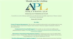 Desktop Screenshot of aplsolutionsonline.com